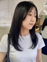 ダイアモンドリリーキートス(Diamond Lily kiitos)&nbsp;ミディアムヘア/暗めカラー/グランマッシュ/一宮/レイヤー