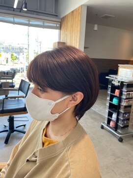 グランデュール 東静岡池田店(GRANDEUR) 東静岡ショートボブくびれショートイルミナカラー顔周りレイヤー