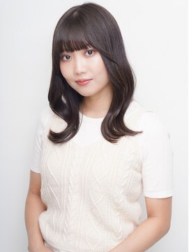 セプト 天神大名(SEPT.) 顔周りレイヤー 韓国風ゆる巻き 髪質改善カラー 暗髪 20代