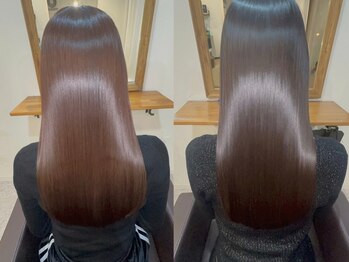 ハーツ 神保町(HEARTS)の写真/【憧れのうるツヤヘアに】一人ひとりのお悩み・なりたい質感に合わせたトリートメントケア♪[神保町]