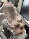 トリートメント透明感ミルクティーベージュゆるふわカール