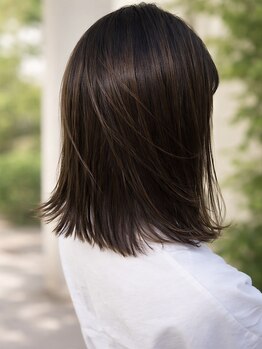 miiro 仙台東口/髪質改善/縮毛矯正ストレート/カラー/ショート【4月OPEN(予定)】の写真/柔軟剤トリートメント/酵素の力で髪を柔らかく・艶髪に◇パサつき・広がりを抑え、潤う手触りへ*