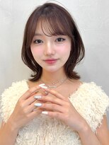 アグノス 青山(Agnos)&nbsp;ダークアッシュセミディ外ハネボブレイヤーカットワンカール