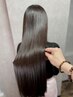 【宮田限定】【湿気対策】カット＋髪質改善ストレート＋補修TR ￥22000→