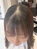 【梅雨前対策】カット＋部分ストレートパーマ￥13500～→￥11000～