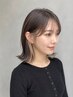 カット+イヤリングカラー+トリートメント ¥12000
