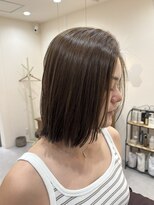 ベンジー 沖縄店(benji)&nbsp;切りっぱなしボブ×オリーブカラー
