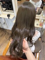 シャル 相模大野(shalu)&nbsp;【西村】透明感のあるオリーブブラウン[相模大野駅/イルミナ]