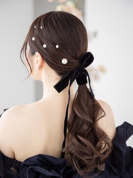 シャルメ 三宮店(CHARMER) 結婚式や前撮りに◎キレイめローポニー