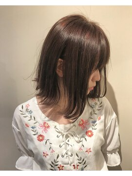 トリート 南行徳本店(TREAT) 切りっぱなしボブ×トワイライト