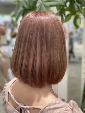 ヘアーズ 住吉店(HAIRZ) 春らしいペールピンク(^^)
