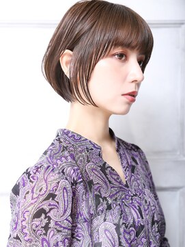 クラッチ トリートメント アンド ヘッドスパ 江坂(CLUTCH) 大人可愛い２０代３０代４０代小顔丸み前下がりショートボブb4