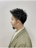 ツーブロックアップバング