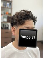バーバーティー(Barber Tt)&nbsp;バーバーカット【ツーブロックフェードパーマスタイル】