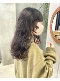 ロングウェーブパーマ スパイラル くるくるパーマ