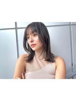 【カット+ケアカラー+2stepTR\8800】視線独り占めのトレンドヘア♪簡単に巻けてアレンジも楽しめる！