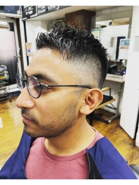 キングマンバーバー 田町店(KING MAN BARBER) スキンフェードスタイル