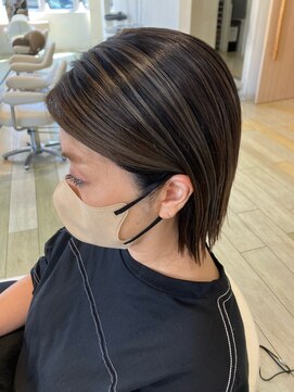 ヘアークラフト アニー 南郷18丁目店(HAIR CRAFT Annie) 耳掛けボブ