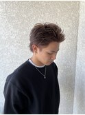 スパイキーショート/ブリーチカラー/ブラウンベージュ