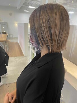 ヤード(YARD) イヤリングカラー×結べるボブ