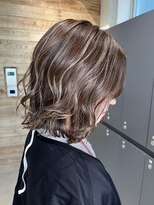 ベイショア(Bay Shore NY)&nbsp;ハイライトカラーシルキーベージュことりベージュミルクティー