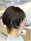 マッシュウルフレイヤー×インナーカラー