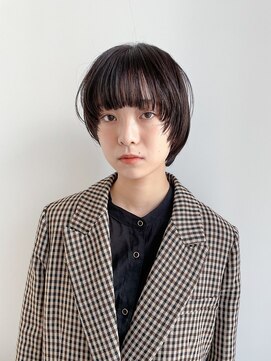 フィルムス 表参道(FILMS) くびれヘア/アプリコットオレンジ/髪質改善/縮毛矯正/表参道