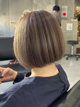 ラック(LUCK) 切りっぱなしボブ/エアリーロング/美髪/ピンクブラウン/船橋