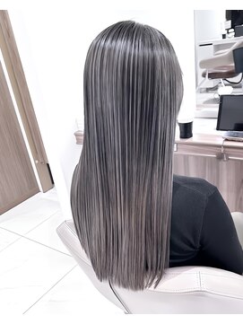 アッシュ 大宮店(Ash) ラベンダーハイライトバレイヤージュ