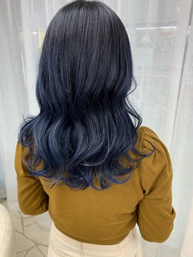 ルノン(LUNON) グラデーションカラー ブルーカラー/ブリーチ/ブルージュ/韓国