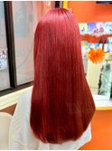 【ブリーチ1回で赤！！！！】池袋美容室