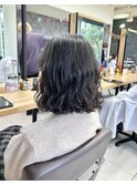 コテ巻き風パーマ◎