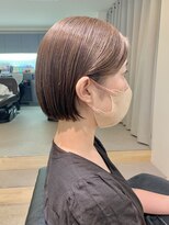 リグリー(regree)&nbsp;ショートボブ/切りっぱなしボブ/アッシュベージュ/髪質改善