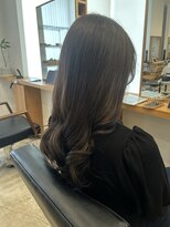 カノエ 山口小郡店(canoe)&nbsp;ダークベージュアッシュカラー×髪質改善トリートメント