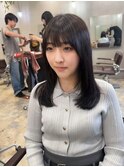 美髪ストレートで叶えるレイヤーカット