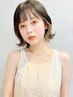 【オーダー多数】イヤリングカラー+全体カラー+カット [銀座]