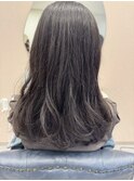20代30代◎暗めカラー×小顔ふんわりくびれ無造作カール