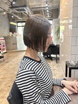 シャルムバイサラ(charme by sarah)&nbsp;きりっぱなしボブ/アッシュカラー/透明感カラー