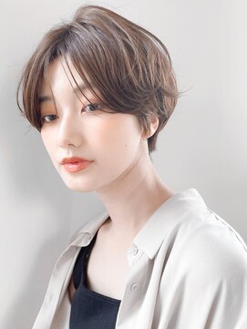 ネイロ 錦糸町(NeiRo) ★前下がりハンサムショートボブパーマ30代40代50代白髪ぼかし