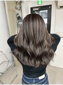 ハイライトバレイヤージュダブルカラーケアブリーチ20代30代40代