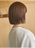 オレンジブラウンボブ