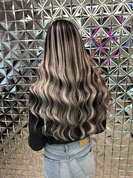 ラブスタシー 名古屋栄(Lovestasy) バレイヤージュ風ロング