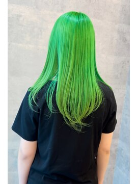 レイヤー＋ライムグリーン