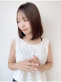 透明感ココアベージュ×大人ボブレイヤー小顔美髪◎p北浦和