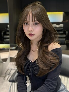 シティ(CITY) チョコベージュ×顔周りレイヤー