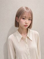 ルクス スマートサロン(Luxs SmartSalon) 柔らかいミルクティーのタッセルボブ