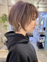ハーツ 熊本(hearts.)&nbsp;大人美人ショートミルクティーブロンド[熊本／上通/下通］