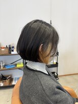 アクセスムーン 上水戸店(Access Moon) ワンホンレイヤー/ミルクティーブロンド/ダークブルー/上水戸