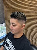エアーバーバーアンドリラックス(AIR barber&relax)&nbsp;震災刈り/スキンフェード/メッシュキャップハイライト/バーバー