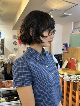 フォンセ(fonce) ばっさりカットでほわほわドライパーマ